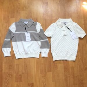 Reías Little boy Polo sweaters (2 tops) size 5